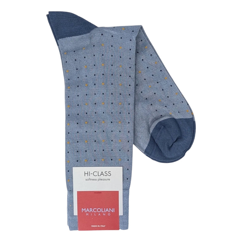 Marcoliani 4618 Luxury Soft Modal Blend Micro Dots Socks