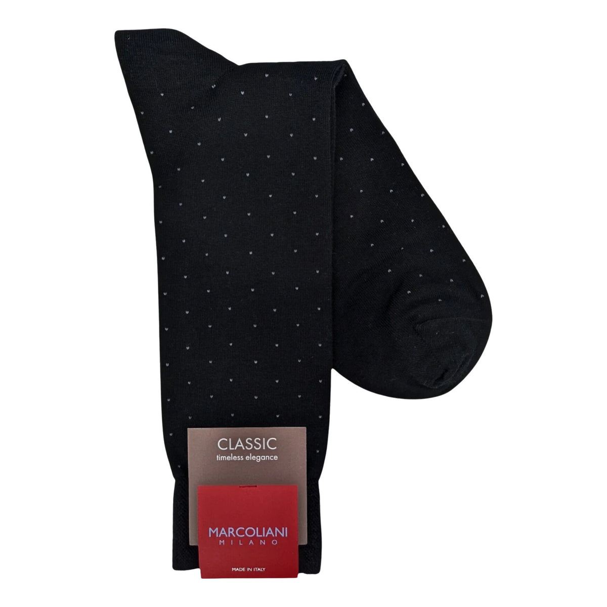 Marcoliani 2812 Extrafine Merino Pindot Dress Socks