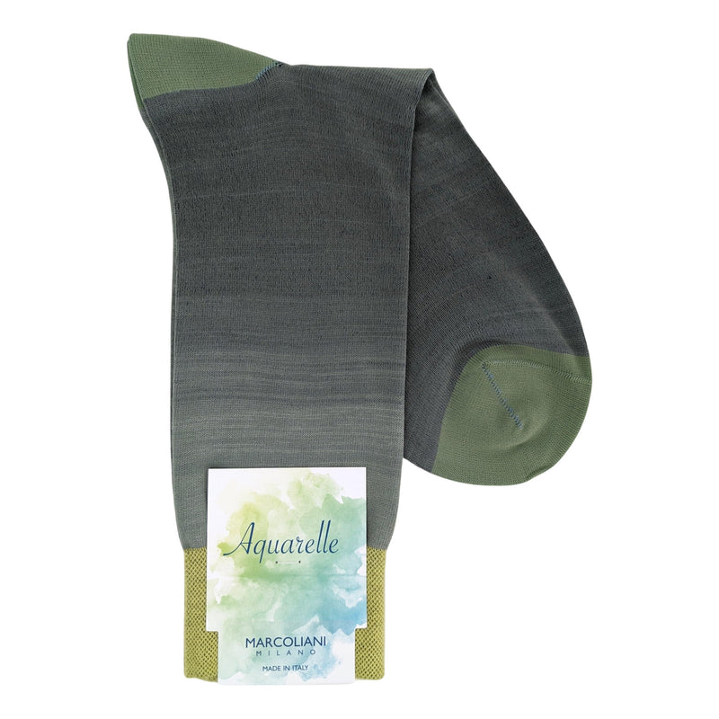 Marcoliani 4696 Aquarelle Shaded Gradient Pima Cotton Socks