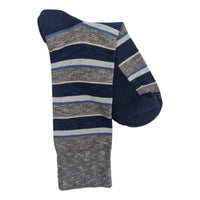Marcoliani 4793 Soft Pima Cotton Como Stripe Sneaker Socks