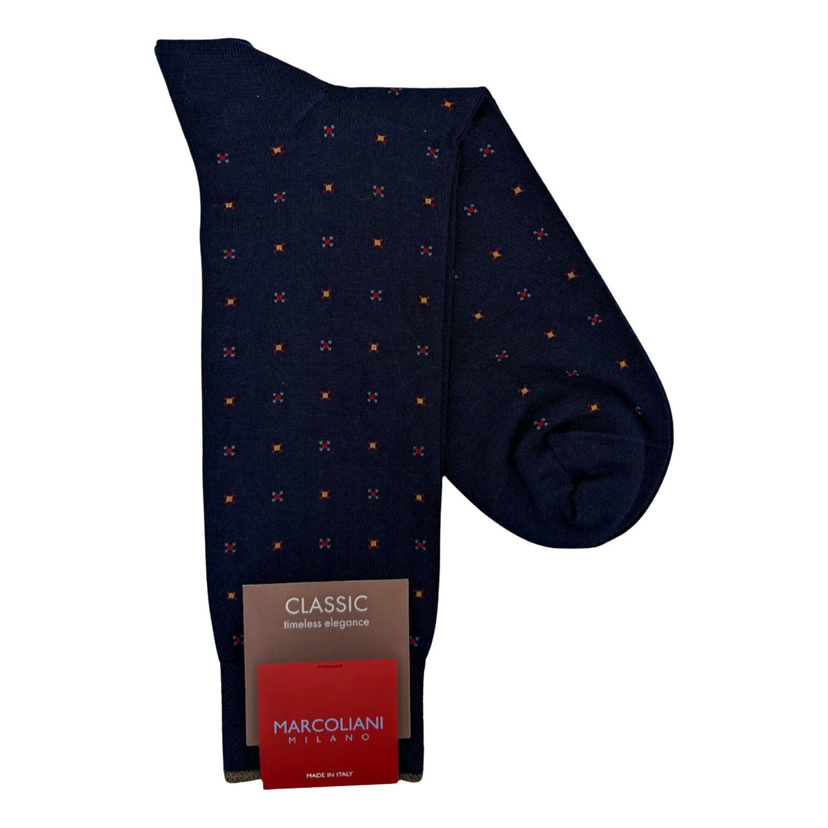 Marcoliani 4504 Extrafine Merino Micro Tie Pattern Socks