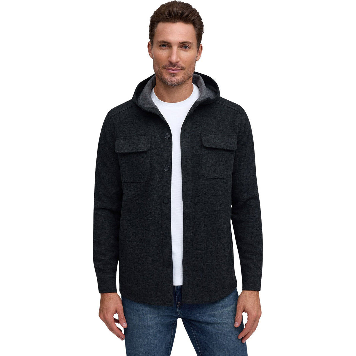 Raffi Rhodes Hooded Shirt Jacket