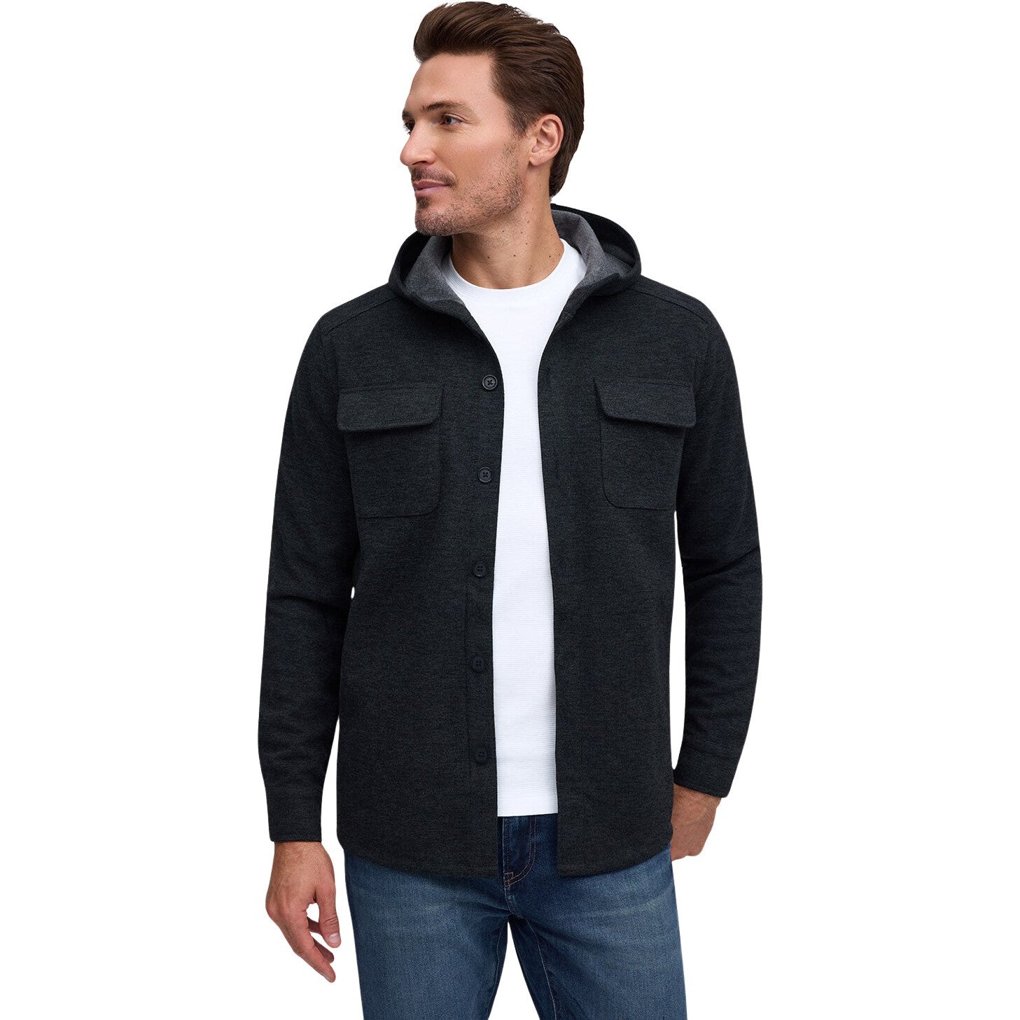 Raffi Rhodes Hooded Shirt Jacket