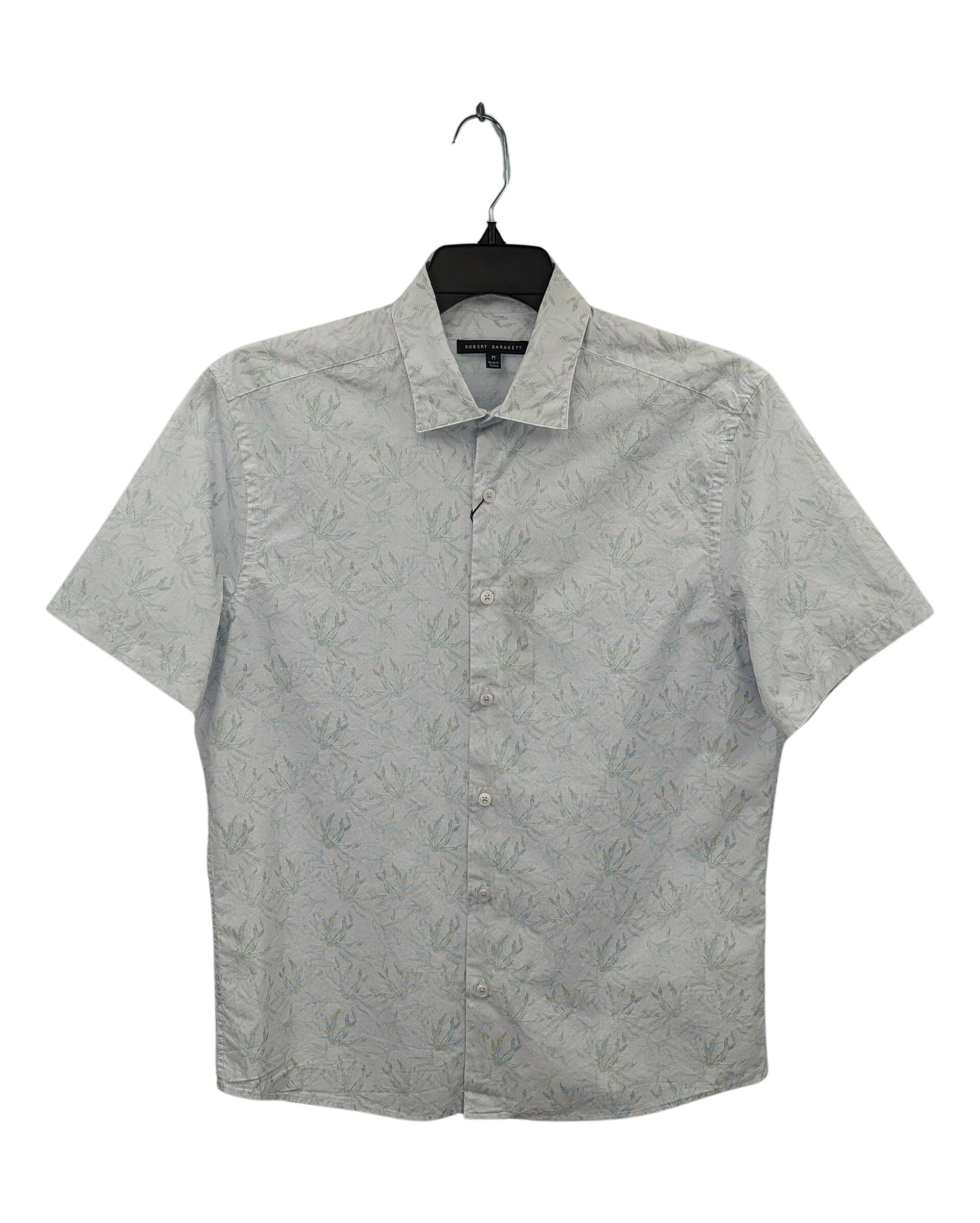 Robert Barakett Robert Barakett Leaf Woven SS Shirt