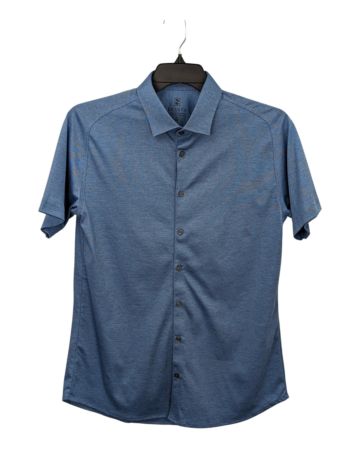 Desoto Desoto Pique Pattern Jersey Knit Short Sleeve Shirt