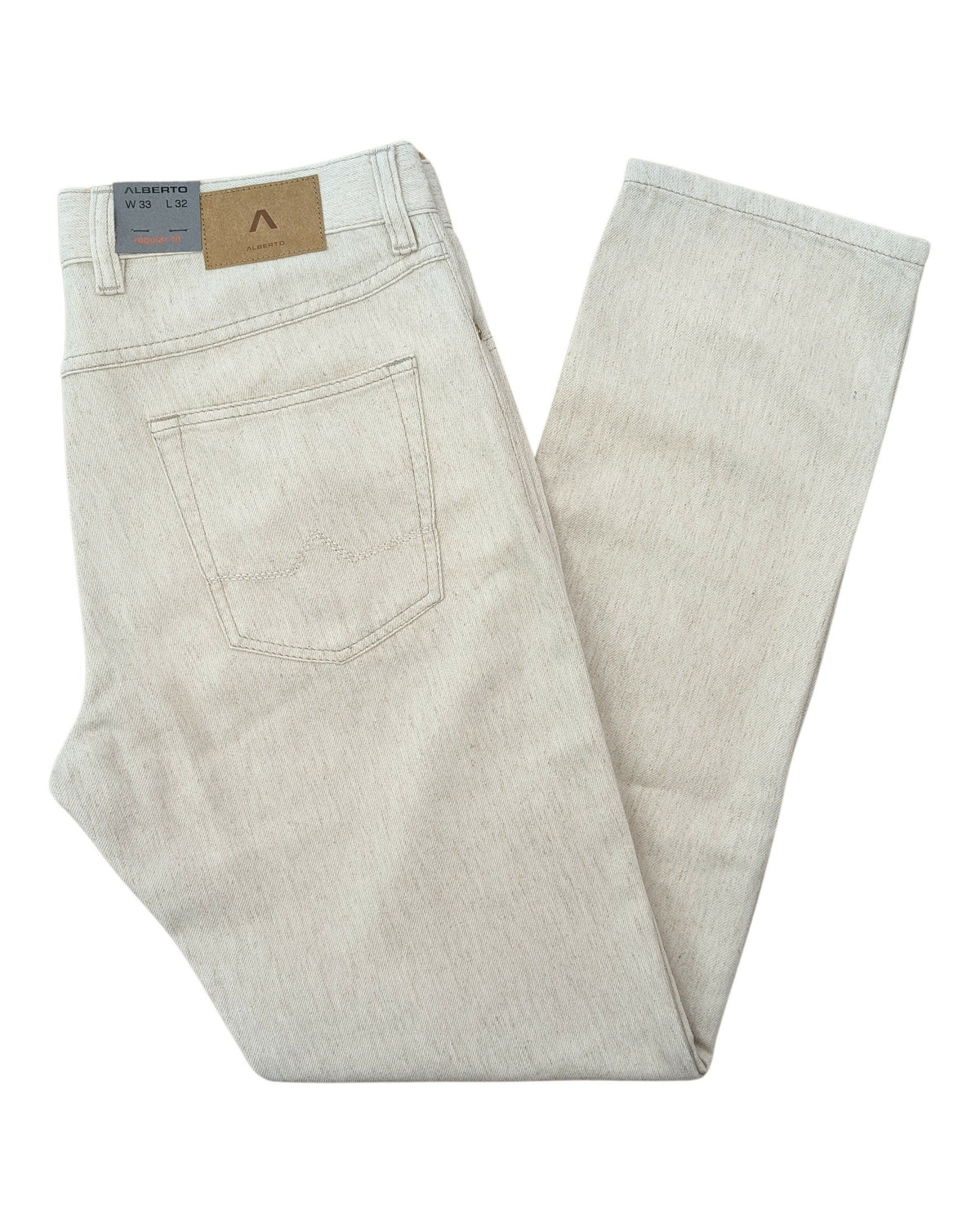 Alberto Alberto Pipe 1955 Regular Fit Cotton Linen Blend Pants