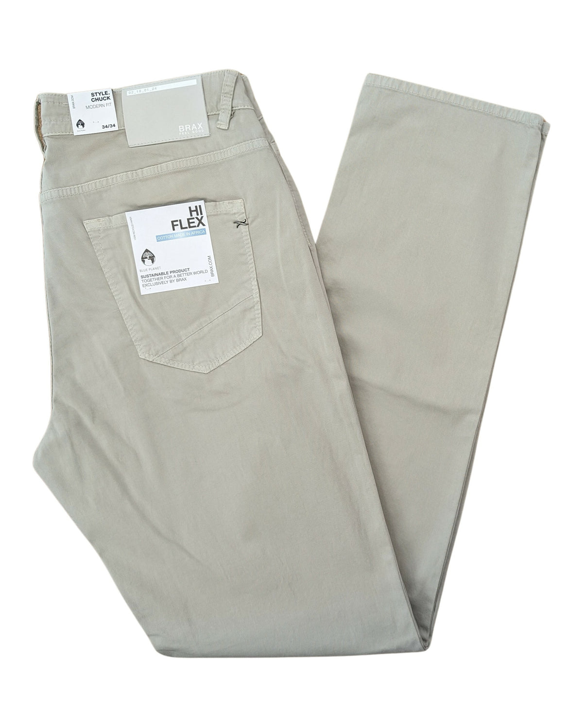 BRAX BRAX Chuck Modern Fit Hi-Flex Lightweight 5 Pocket Pants