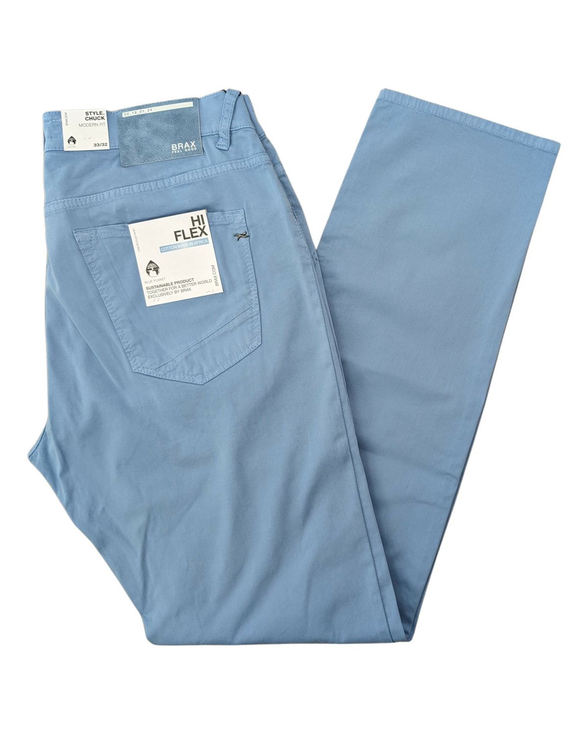 BRAX BRAX Chuck Modern Fit Hi-Flex Lightweight 5 Pocket Pants