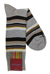 Marcoliani 4522 Eclectic Stripe Cotton Blend Socks