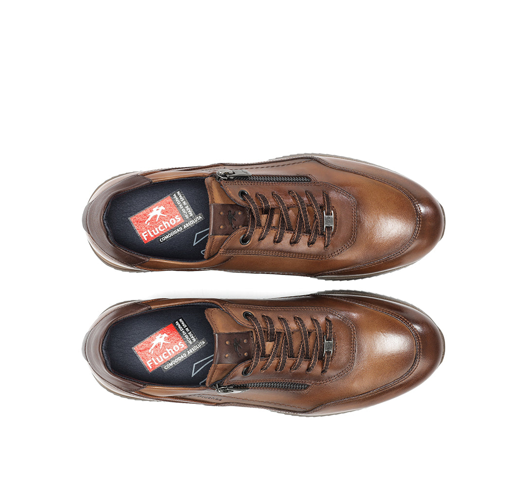 Fluchos Samir Leather Zip Sneakers
