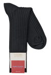 Marcoliani 4001 Essence of Cotton Soft Ribbed Dress Socks