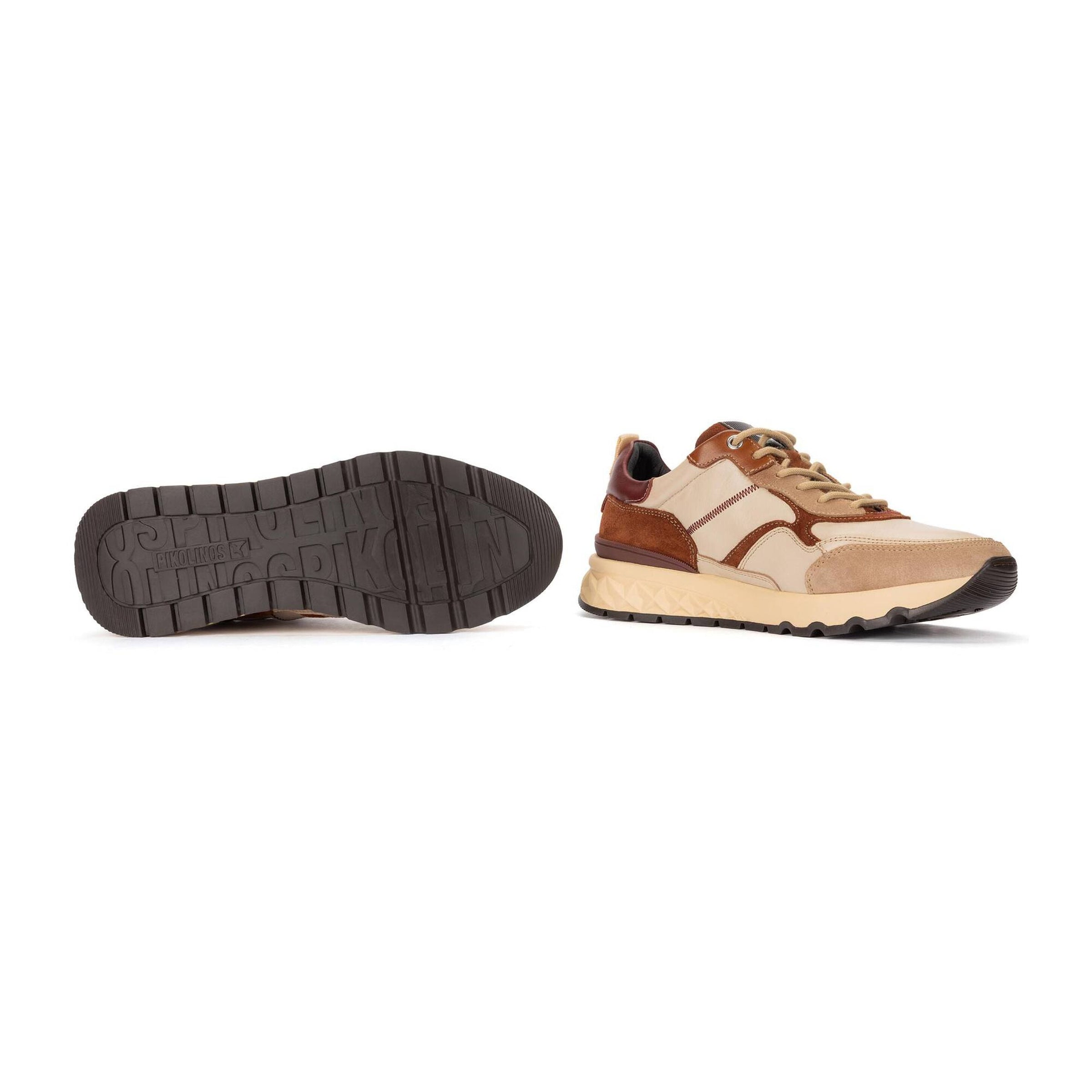 Pikolinos Aranda 6374 Leather and Suede Sneakers