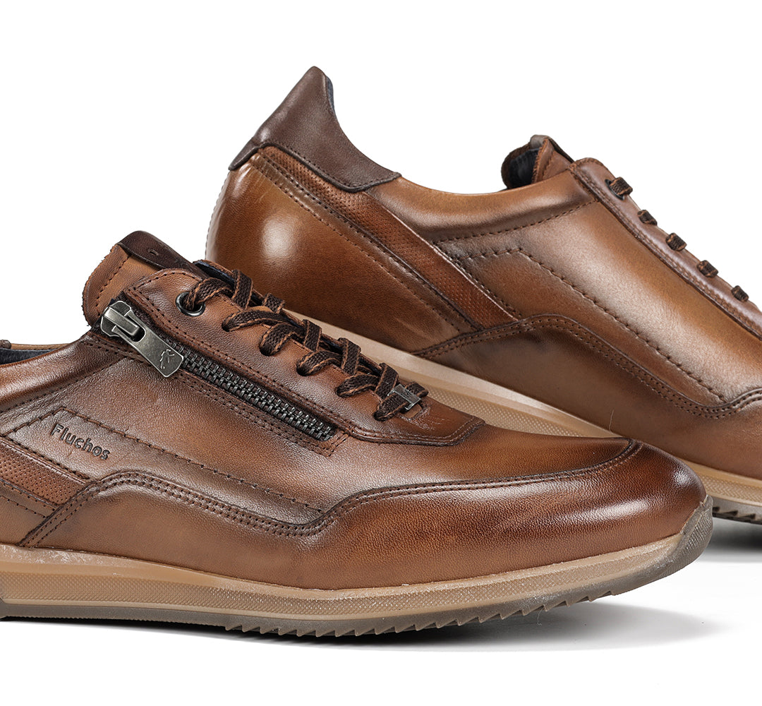 Fluchos Samir Leather Zip Sneakers
