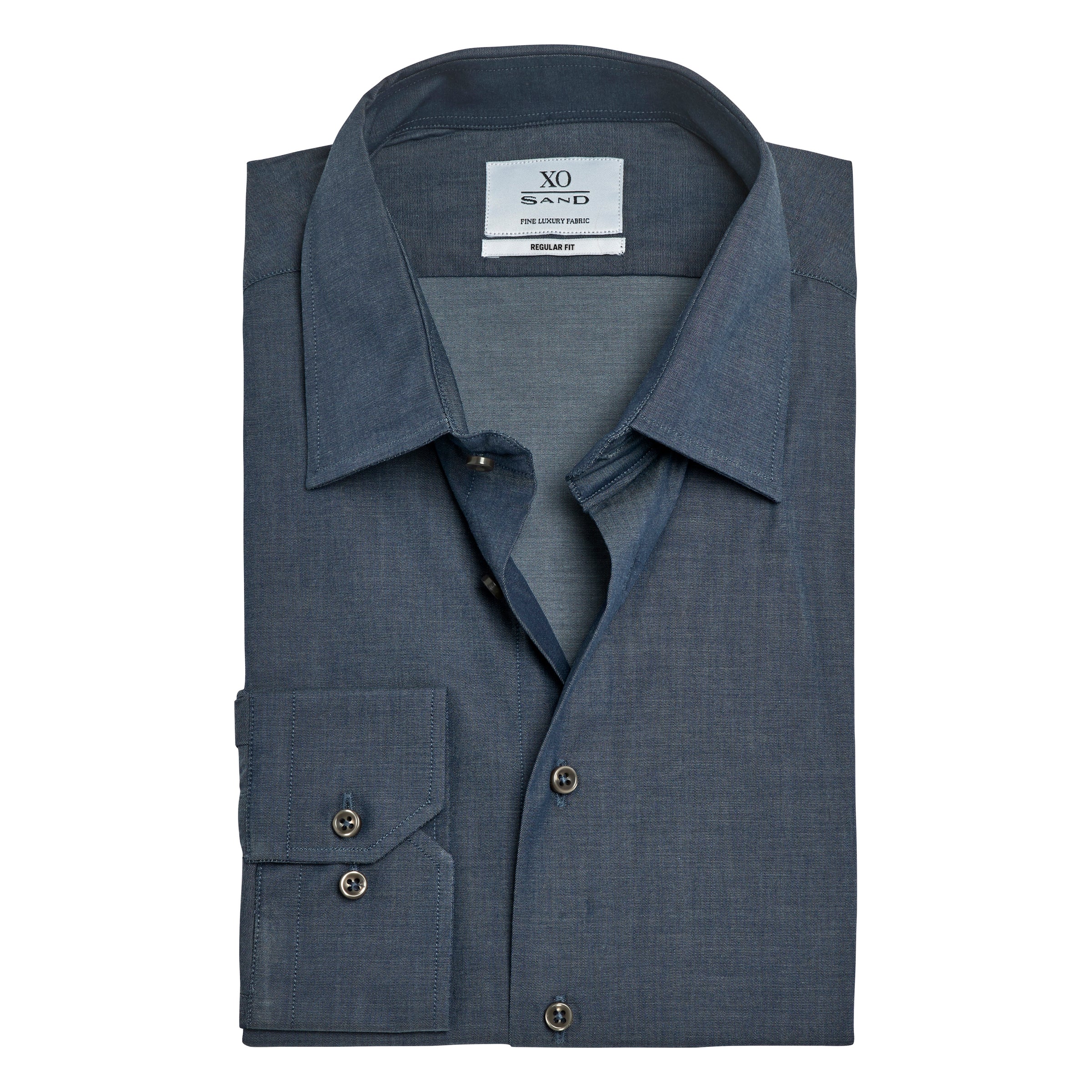 Sand Copenhagen Modern Fit Gordon Woven Denim Shirt