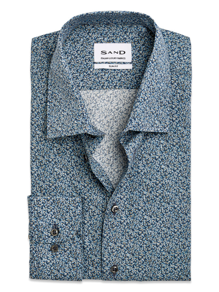 Sand Copenhagen State Micro Print Pattern Shirt