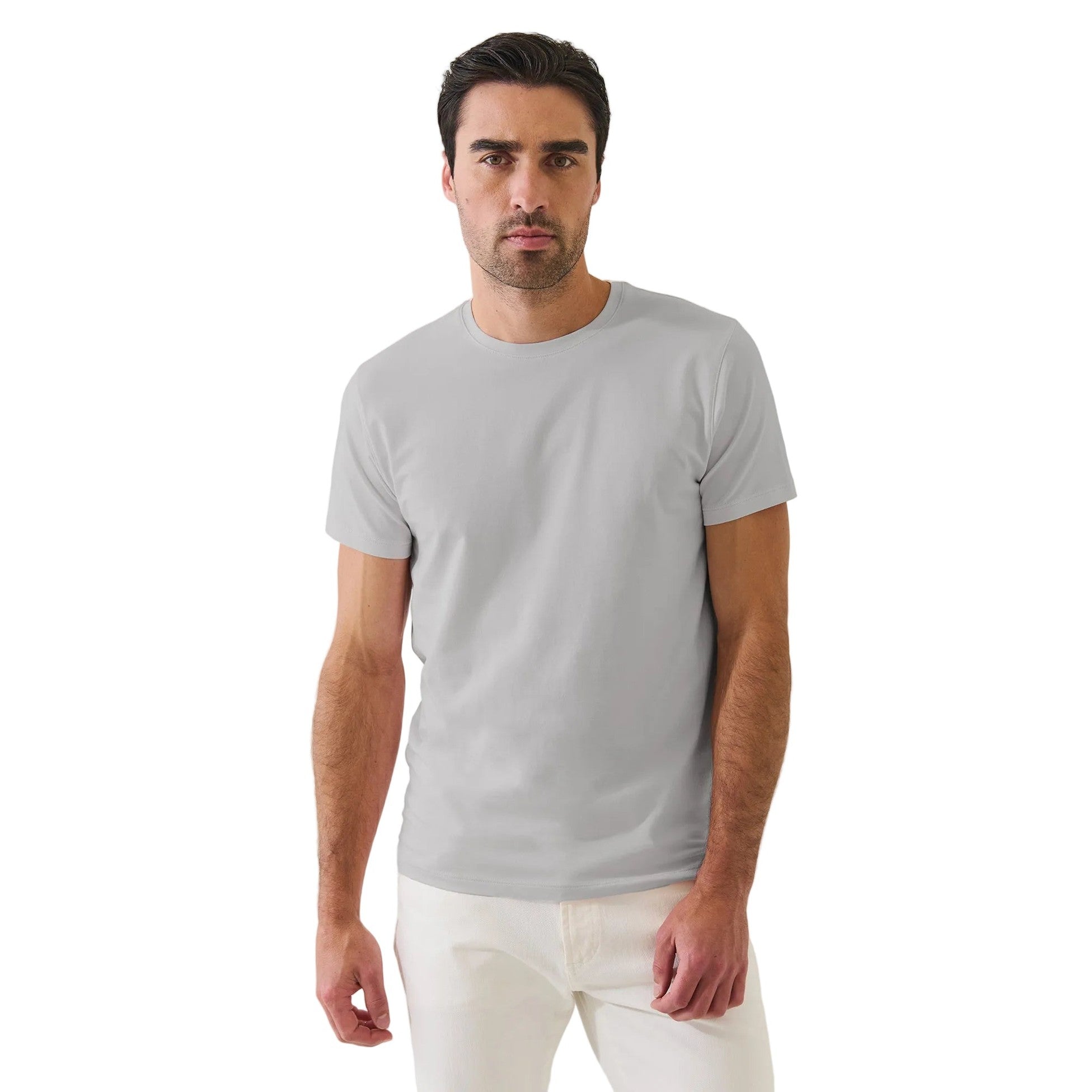 Patrick Assaraf Peruvian Pima Cotton SS Crew Neck T-Shirt