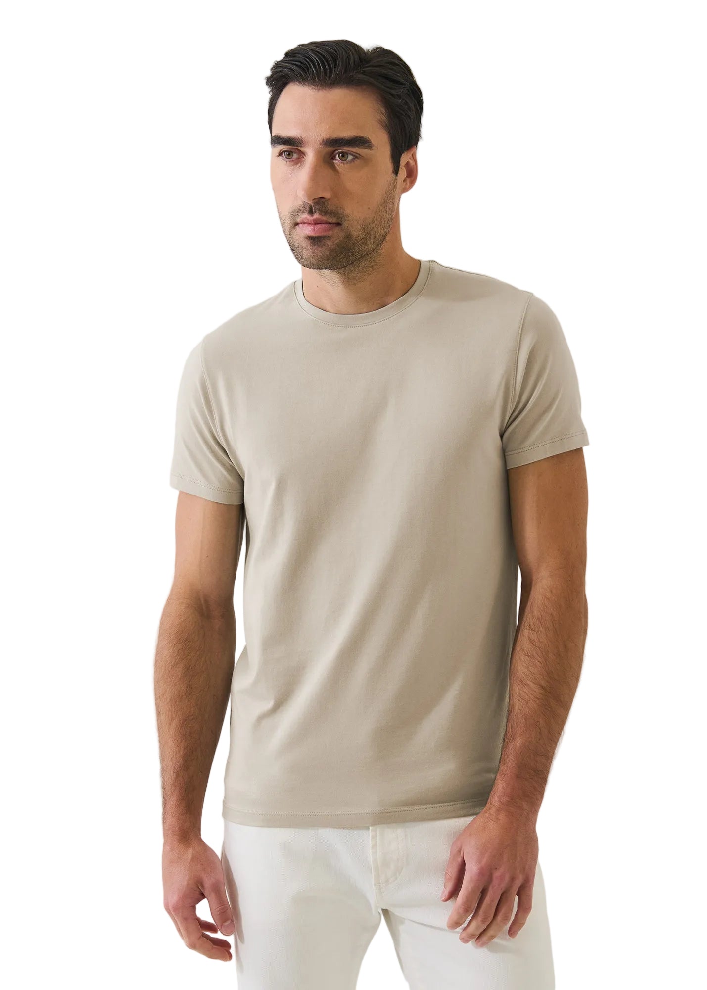 Patrick Assaraf Peruvian Pima Cotton SS Crew Neck T-Shirt