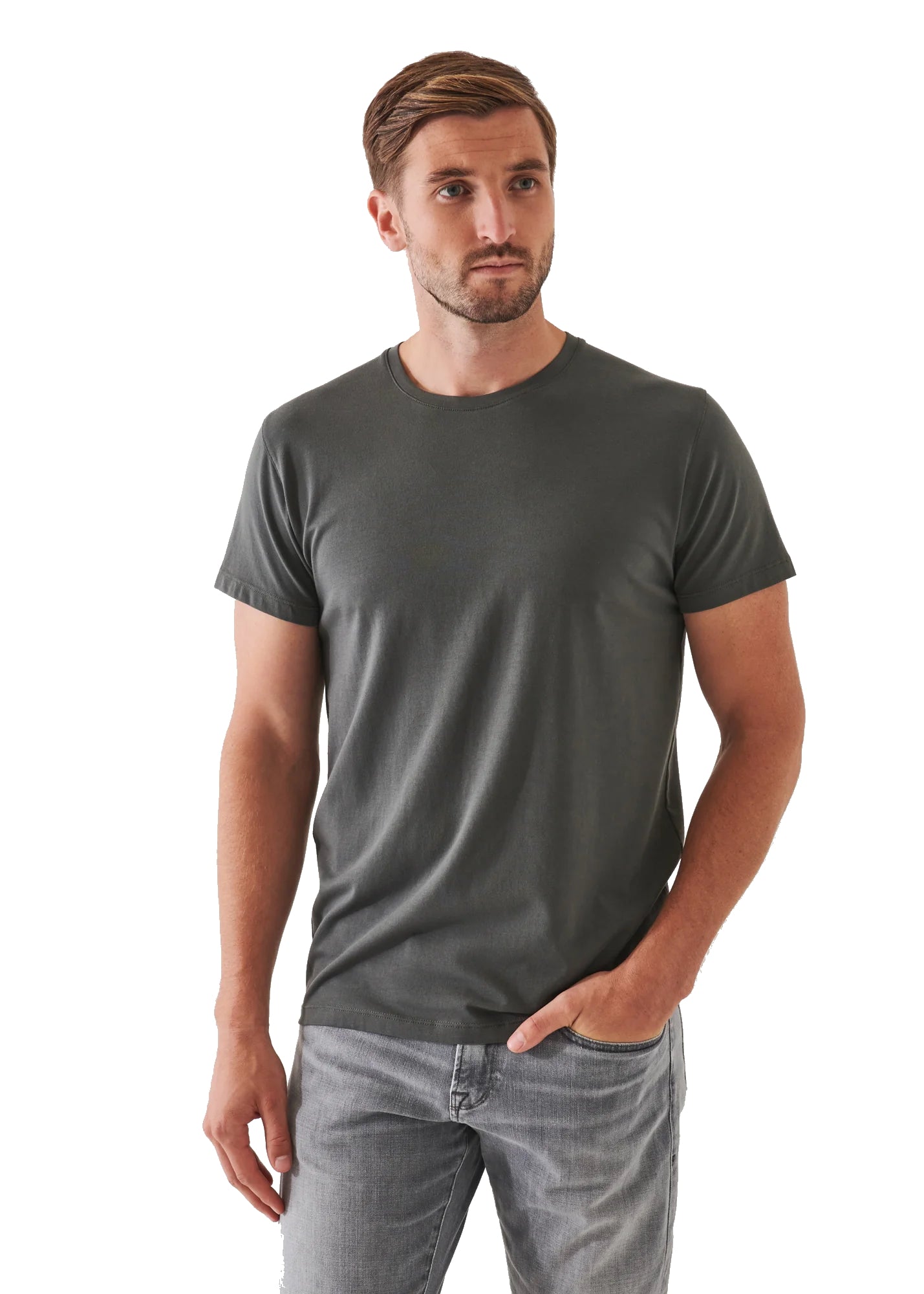 Patrick Assaraf Peruvian Pima Cotton SS Crew Neck T-Shirt