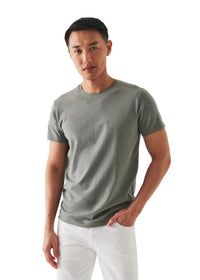 Patrick Assaraf Peruvian Pima Cotton Short Sleeve Crew Neck T-Shirt