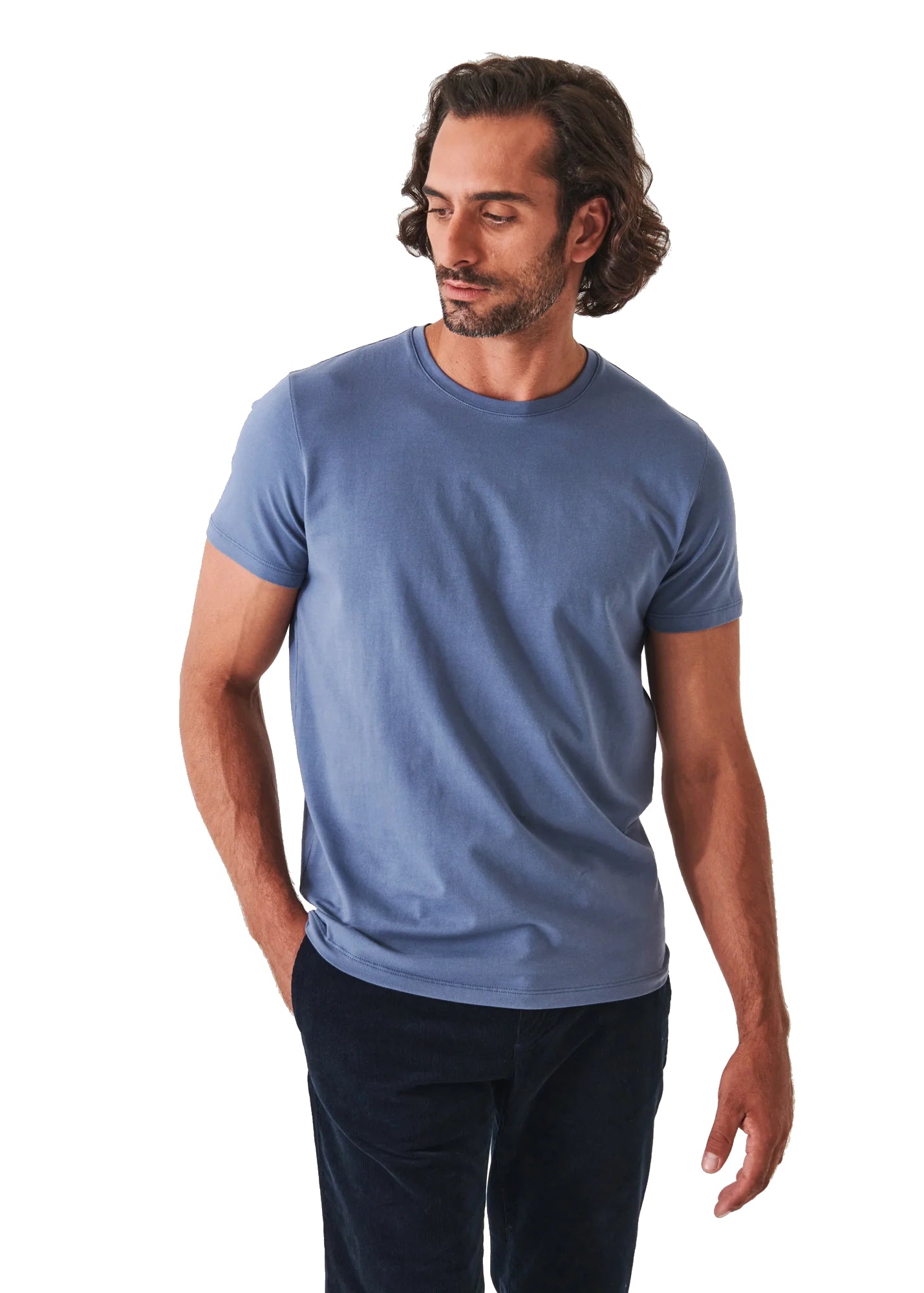 Patrick Assaraf Peruvian Pima Cotton SS Crew Neck T-Shirt
