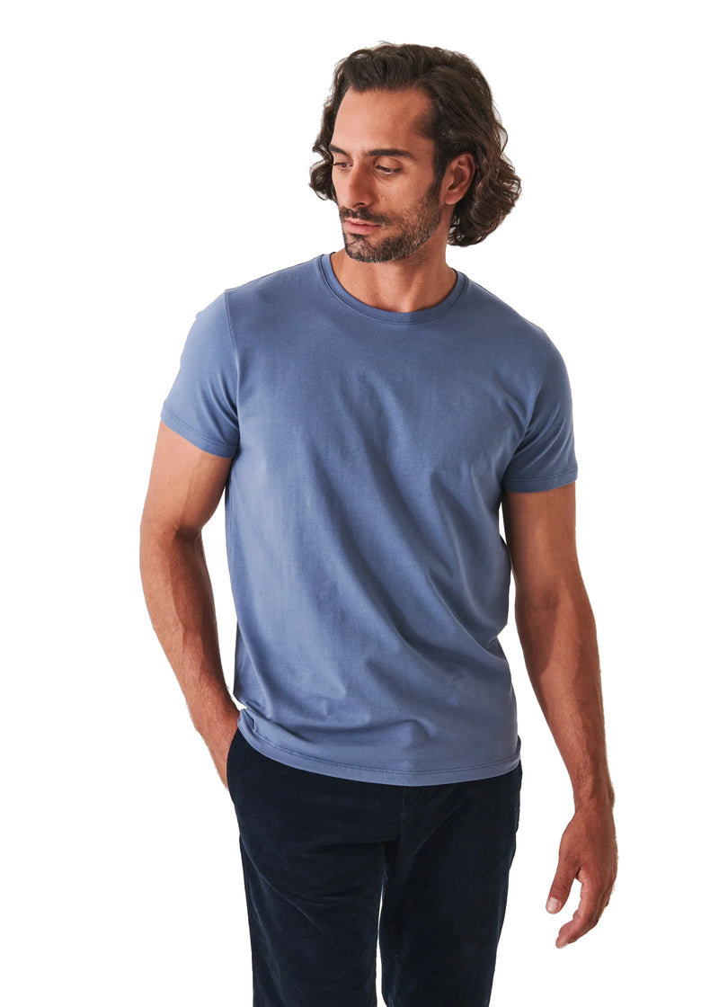 Patrick Assaraf Peruvian Pima Cotton Short Sleeve Crew Neck T-Shirt