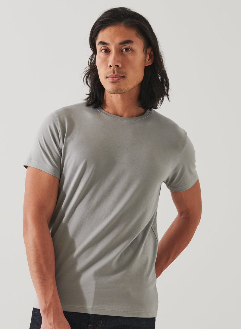 Patrick Assaraf Peruvian Pima Cotton SS Crew Neck T-Shirt