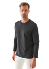 Patrick Assaraf Peruvian Pima Cotton LS Crew Neck T-Shirt