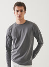 Patrick Assaraf Peruvian Pima Cotton LS Crew Neck T-Shirt