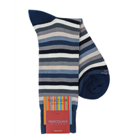 Marcoliani 4701 Luxury Soft Modal Blend Stripe Socks