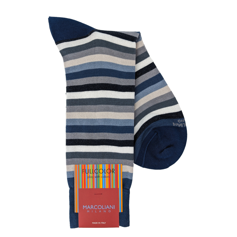 Marcoliani 4701 Luxury Soft Modal Blend Stripe Socks