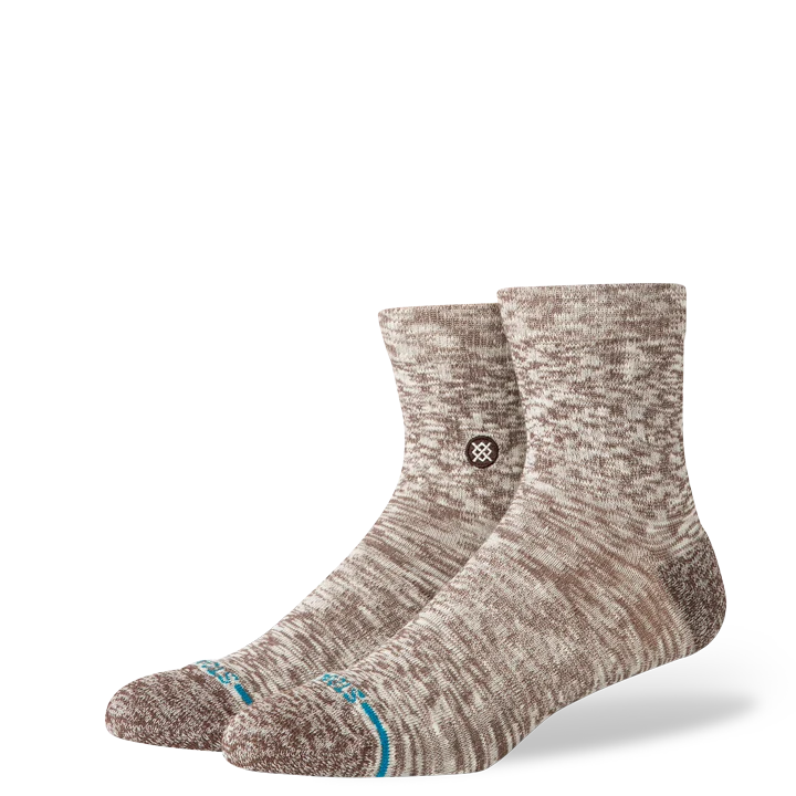 Stance Slub Combed Cotton Mid Cushion Quarter Height Socks