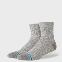 Stance Slub Combed Cotton Mid Cushion Quarter Height Socks