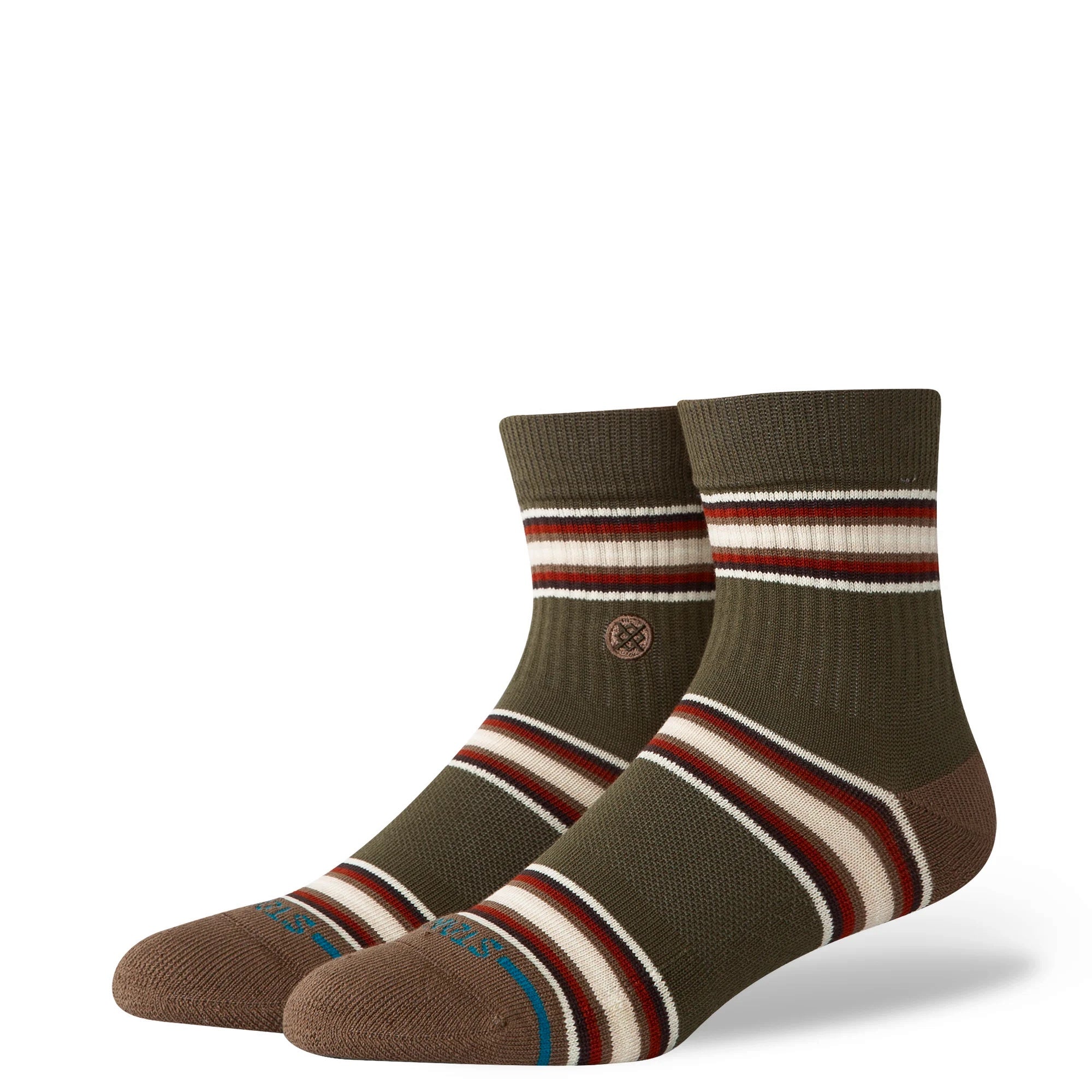 Stance Hill Top Combed Cotton Mid Cushion Quarter Height Socks