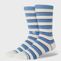 Stance Striped It Mid Cushion Combed Cotton Crew Socks