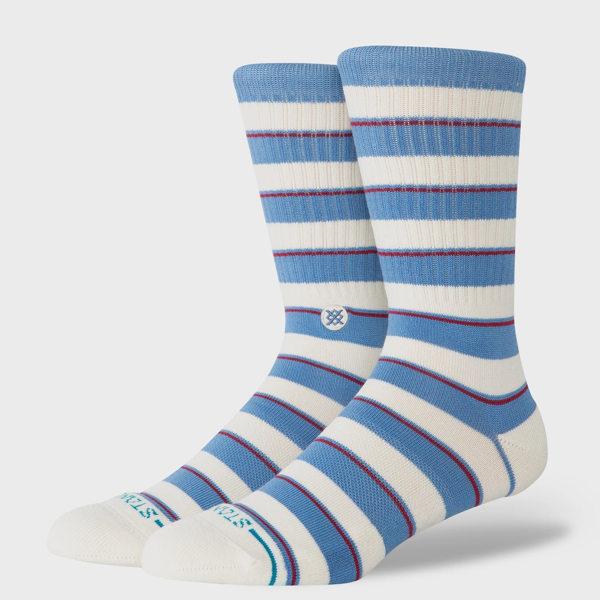 Stance Striped It Mid Cushion Combed Cotton Crew Socks