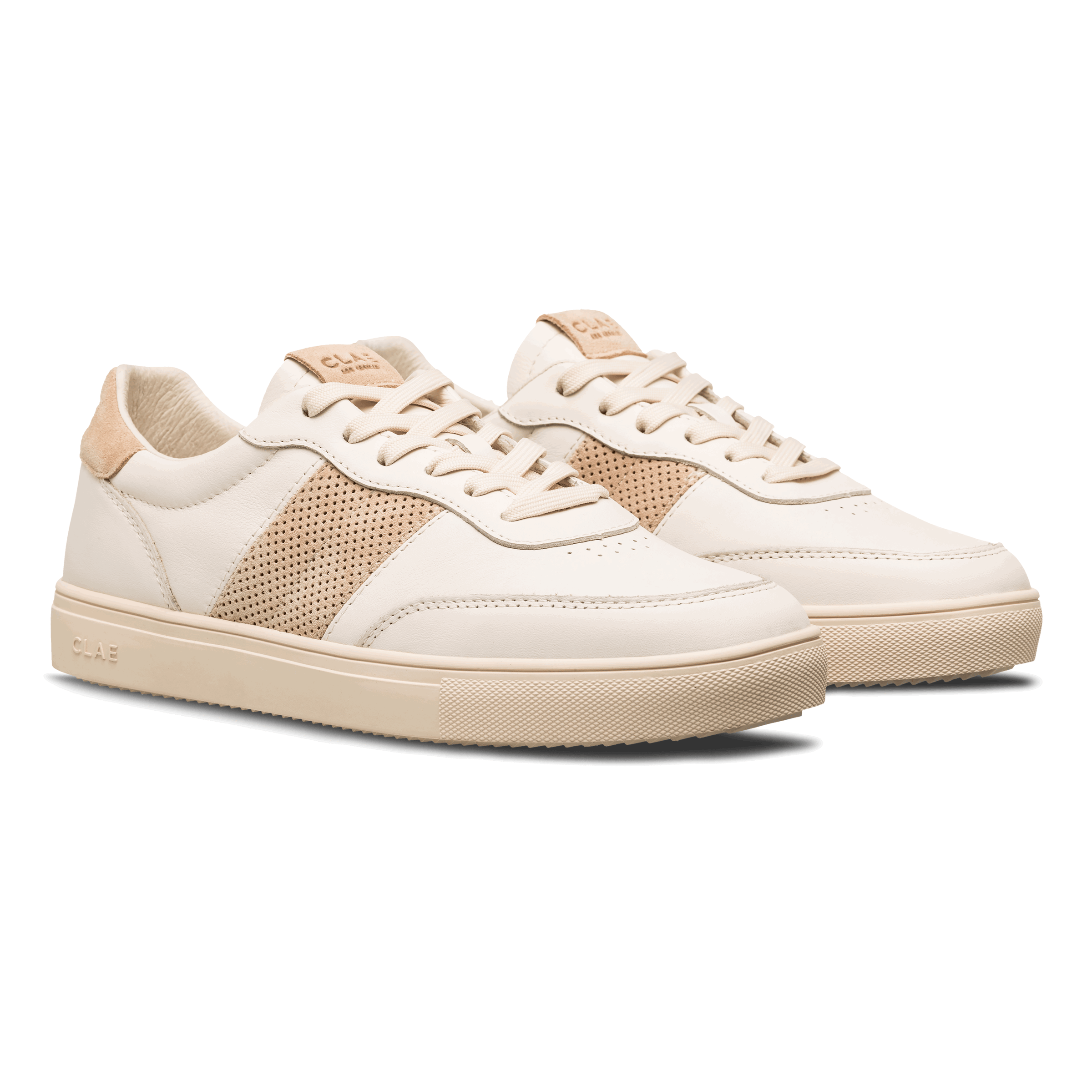 CLAE Davis Leather Court Sneakers