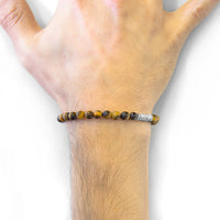Anchor & Crew Atrato Silver and Stone Bracelet