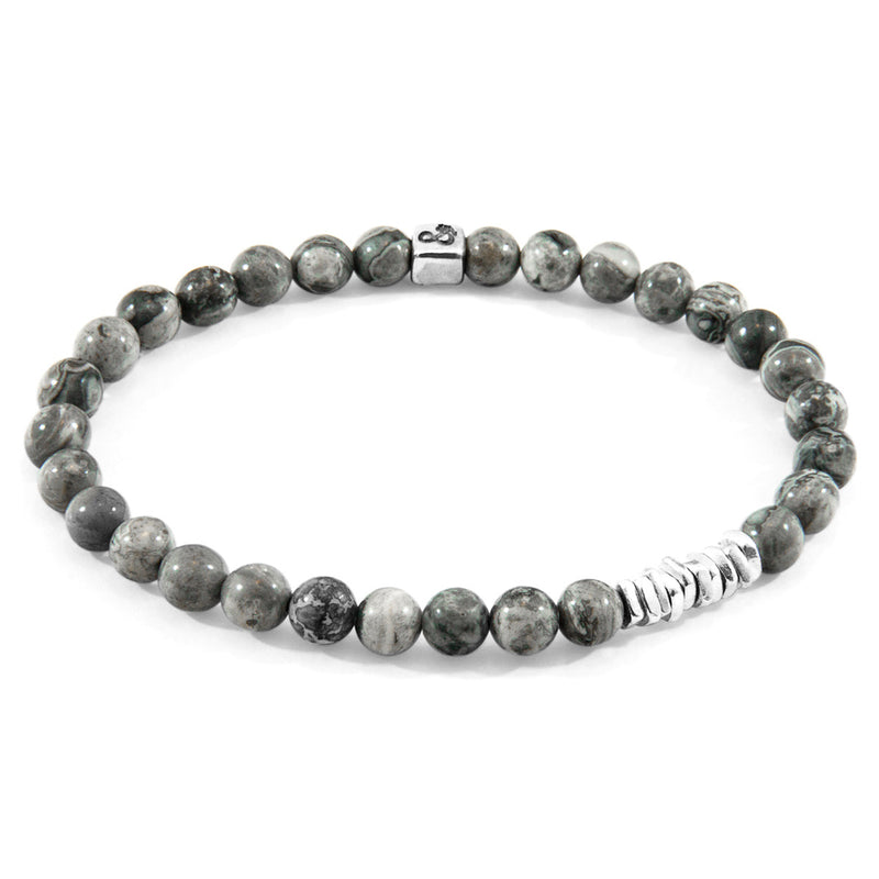Anchor & Crew Atrato Silver and Stone Bracelet