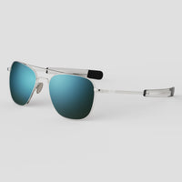 Randolph Engineering Aviator 22k White Gold Sunglasses