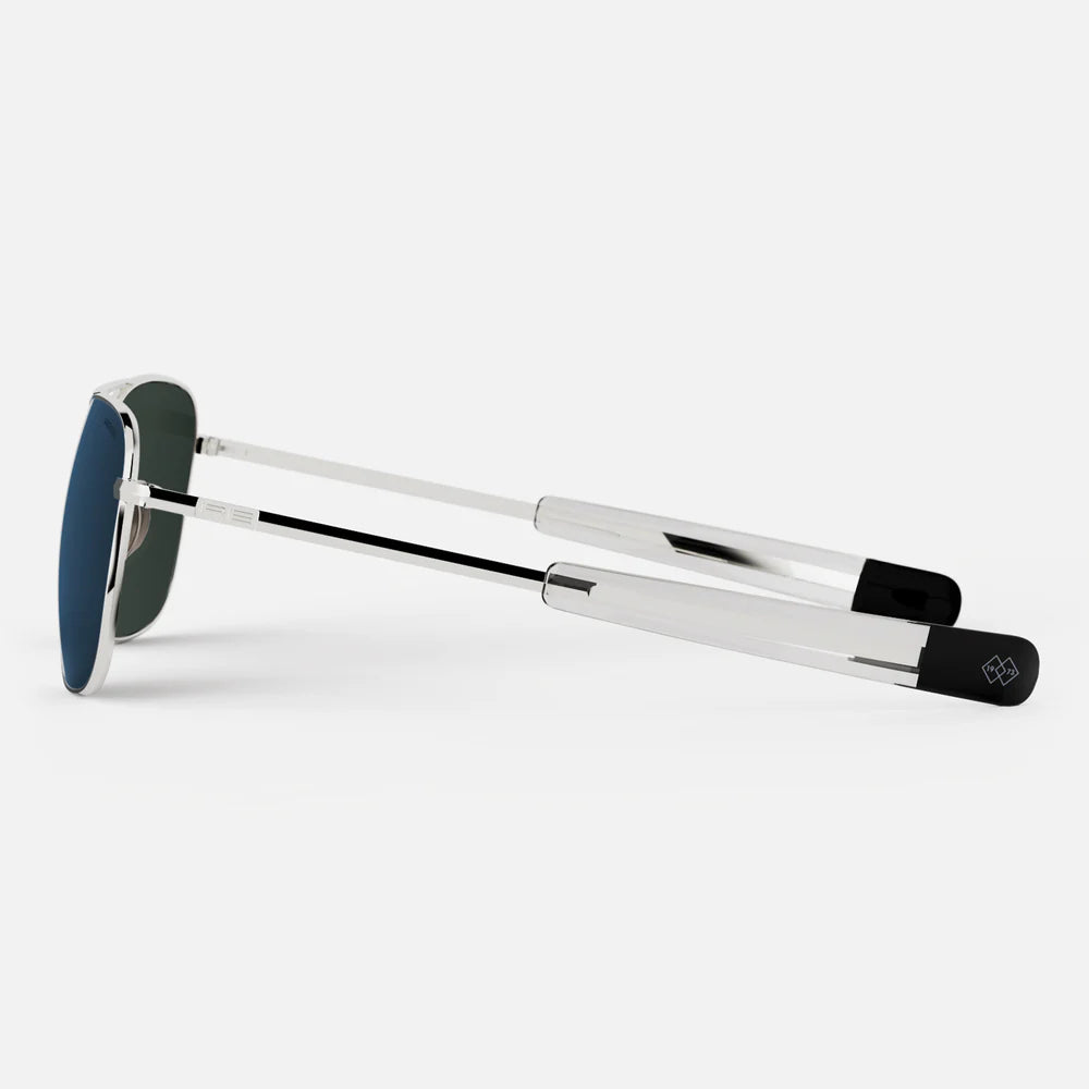 Randolph Engineering Aviator 22k White Gold Sunglasses