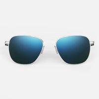 Randolph Engineering Aviator 22k White Gold Sunglasses