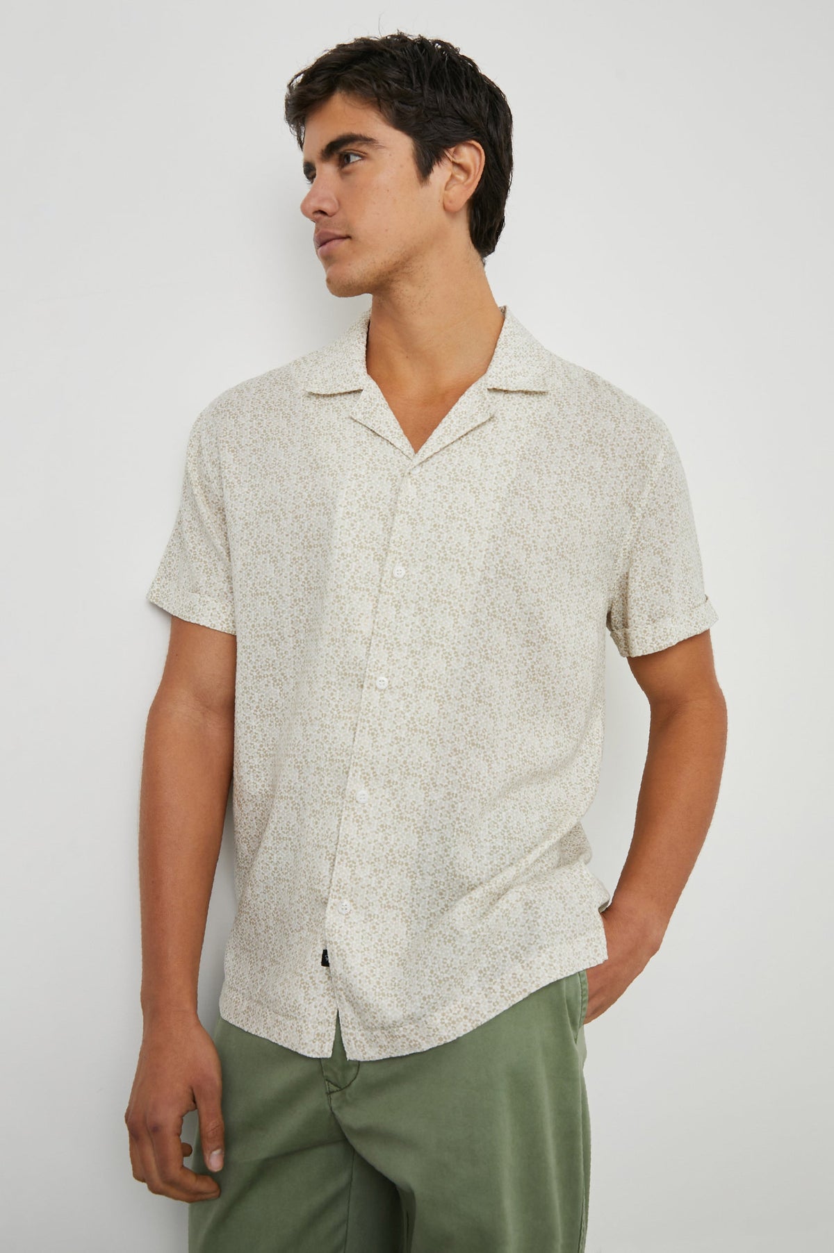Rails Amalfi Linen Blend Woven SS Shirt