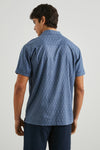 Rails Atlas Linen Blend Print Pattern Woven SS Shirt