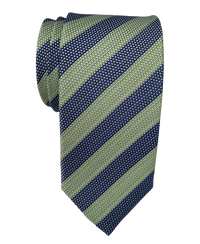 JZ Richards Awning Stripe Silk Tie
