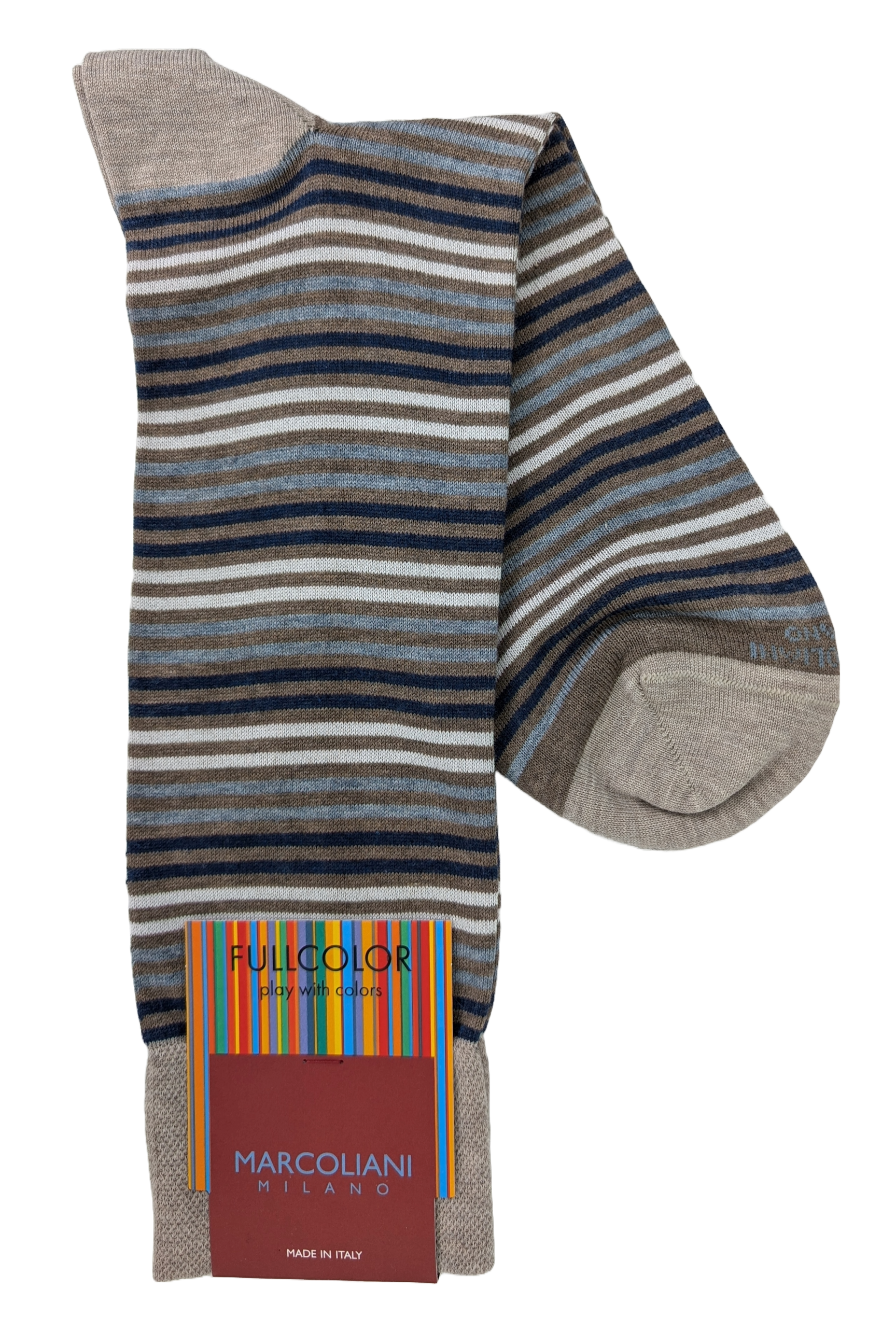 Marcoliani 4735 Pima Cotton Simple Stripe Socks