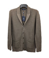 Luciano Visconti Button Up Shawl Collar Sweater
