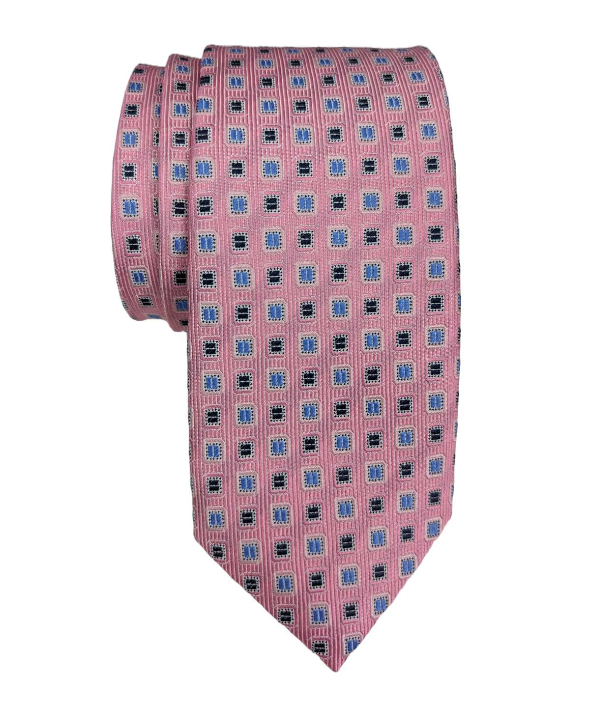 JZ Richards Geo Woven Pattern Silk Tie
