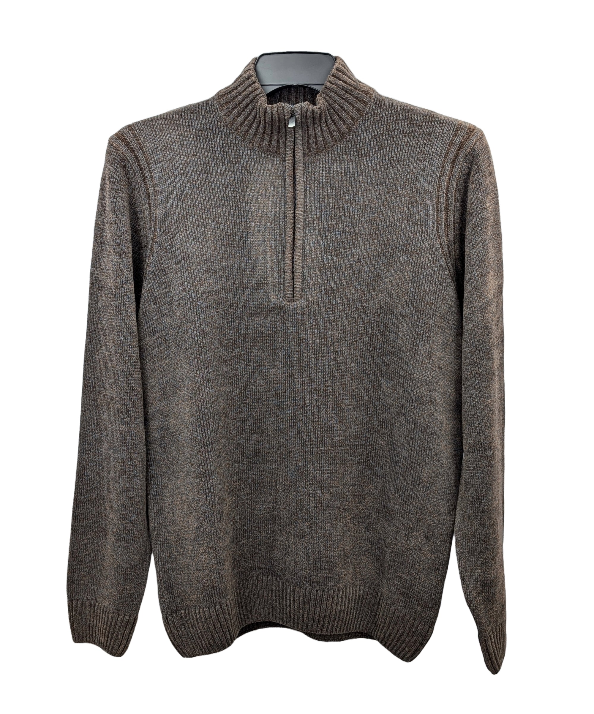 Codice Soft Knit Chenille Quarter Zip Sweater