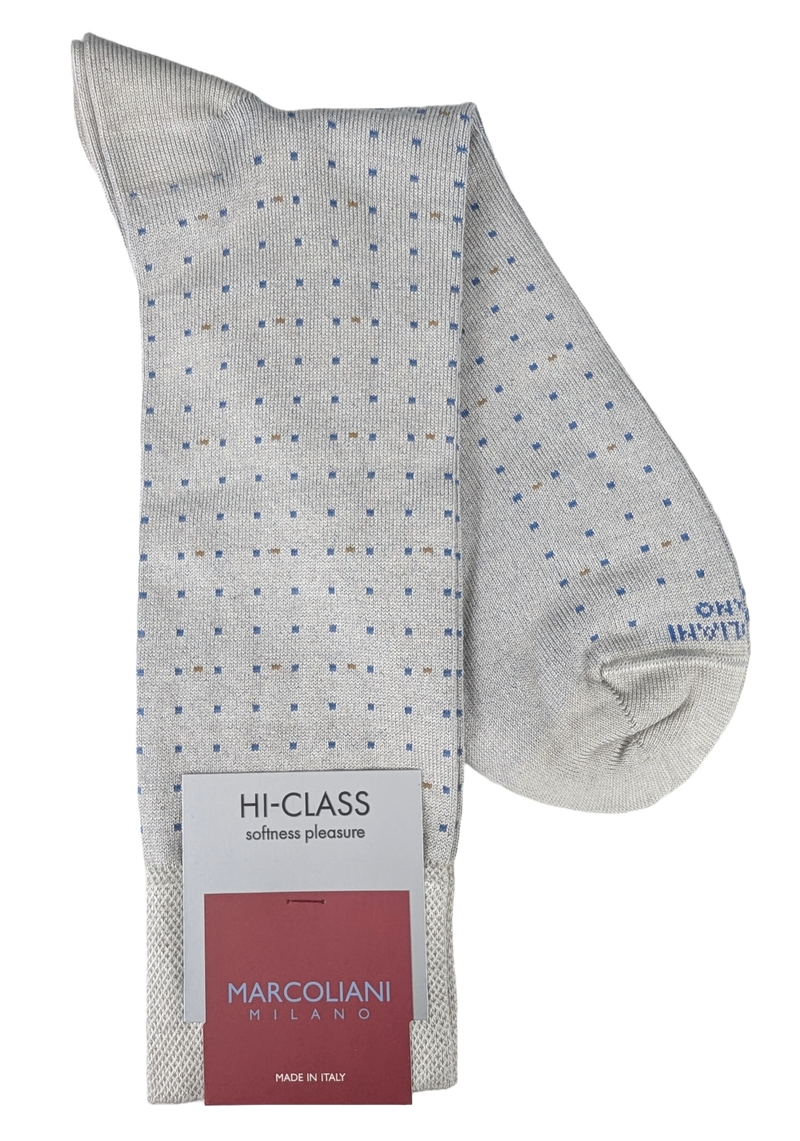 Marcoliani 4724 Mousse of Modal Micro Dots Socks