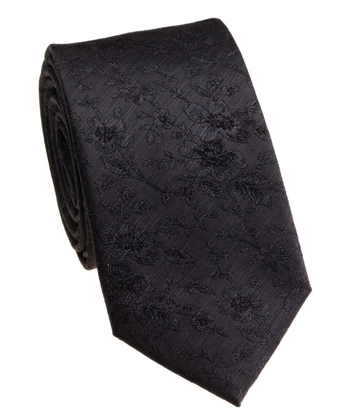 Bocara Slim Woven Floral Tie